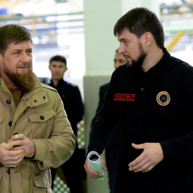 Ramzan Kadirov i šef njegove garde Danil Martinov