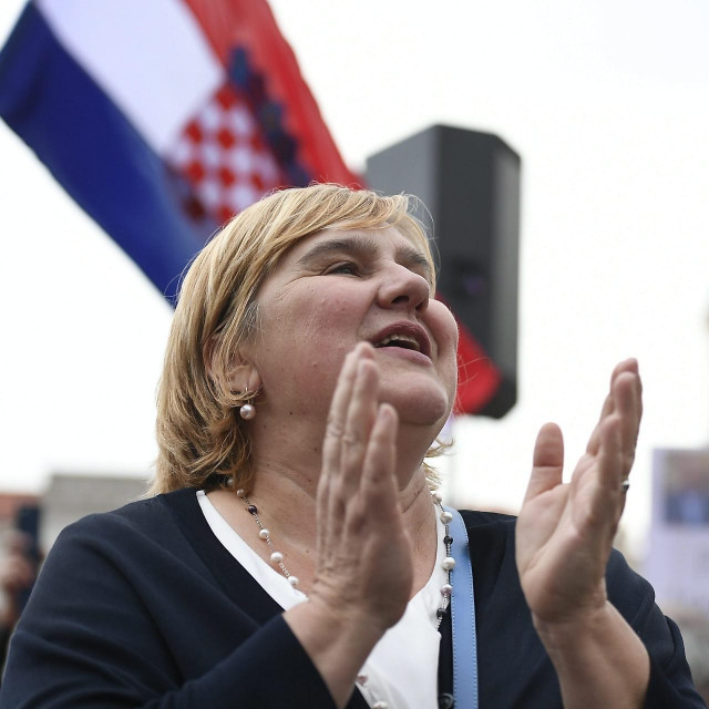 I kad se osmjehuje nazire se u Željke Markić jedna strahovita srdžba