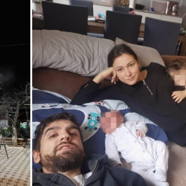 Obitelj Petak kojoj se zapalila kuća