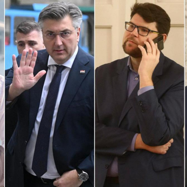 Branko Grčić, Andrej Plenković, Peđa Grbin, Ivan Penava