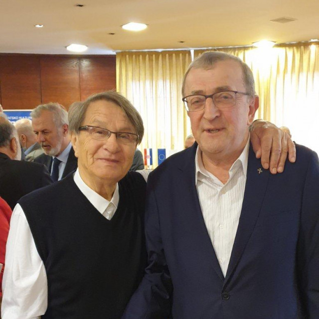 Ćiro Blažević i profesor Franjo Topić