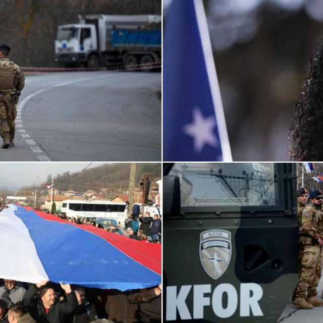 NATO vojnici i misija KFOR-a, Vjosa Osmani i prosvjed na sjeveru Kosova/Ilustracija