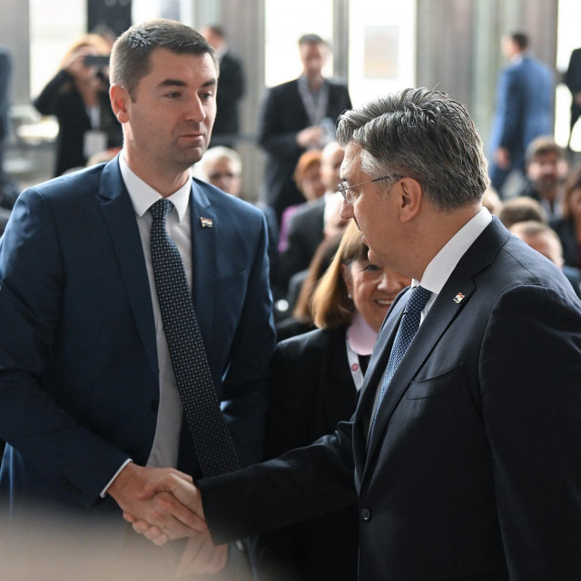 Davor Filipović i Andrej Plenković