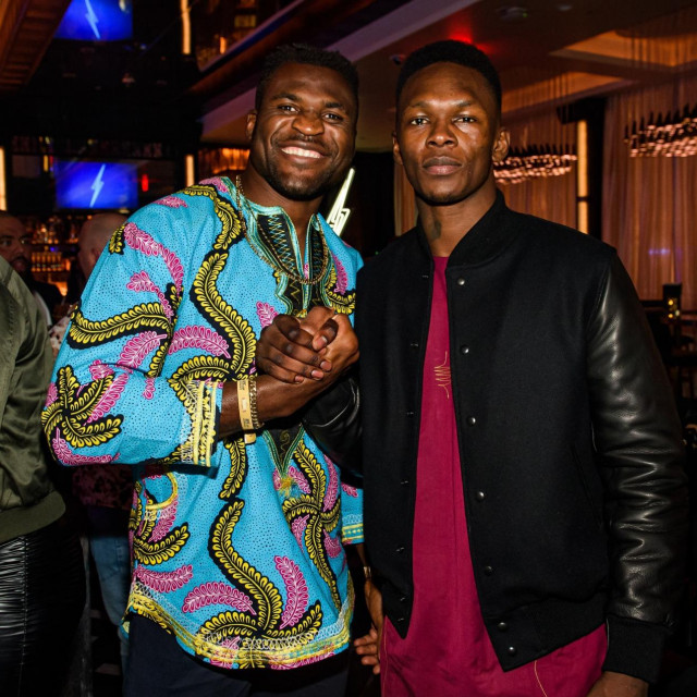 Francis Ngannou & Israel Adesanya