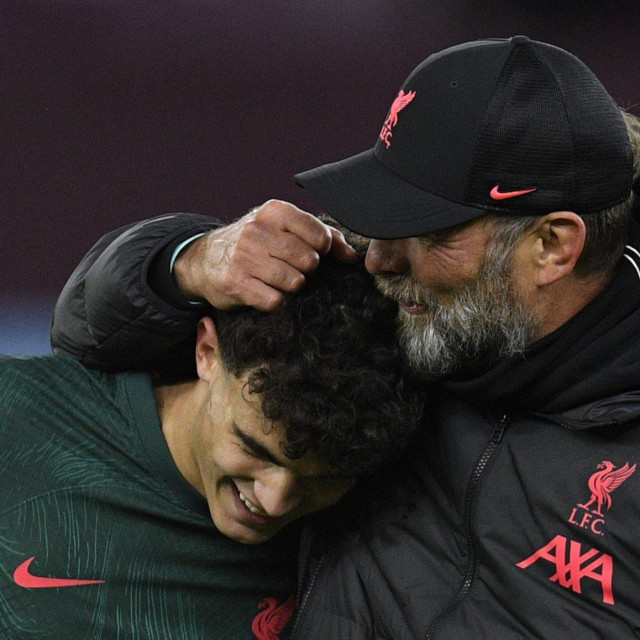 Stefan Bajčetić i Jürgen Klopp