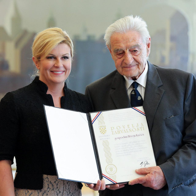 Kolinda Grabar Kitarović i Hrvoje Kačić
