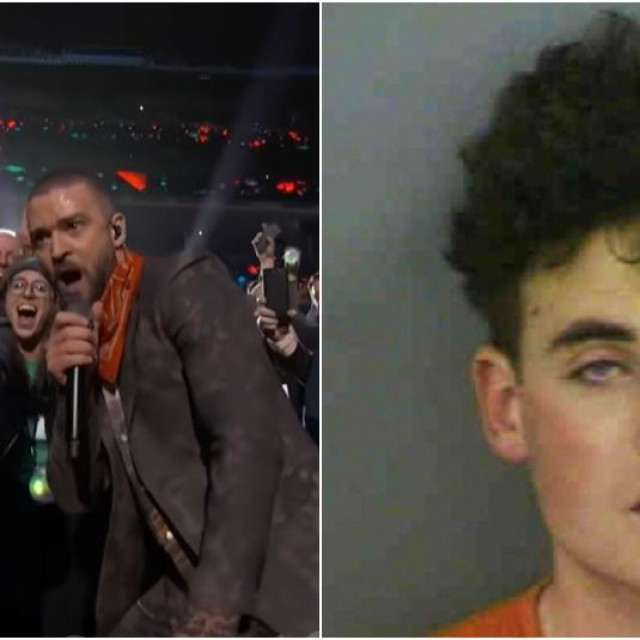 Justin Timberlake i Ryan McKenna na SuperBowlu 2018. godine te McKenna 2023. godine