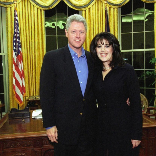Bill Clinton i Monica Lewinsky, 1997.