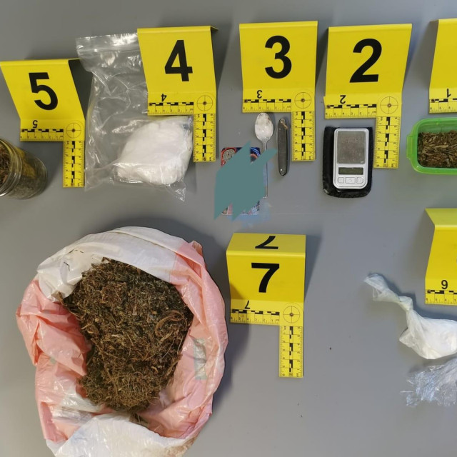 Droga zaplijenjena na Hvaru