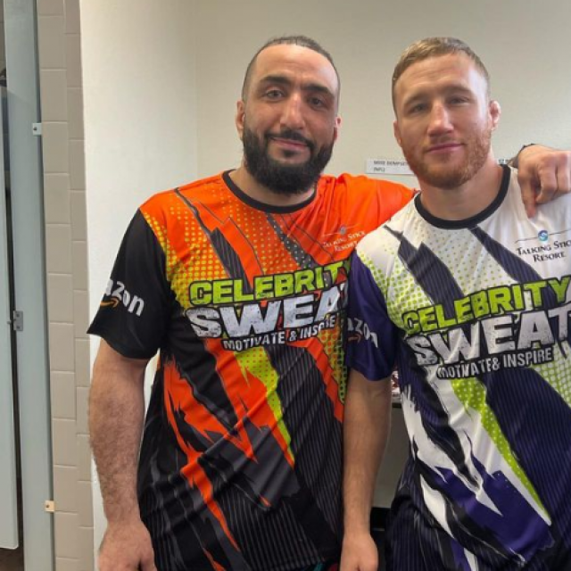 Belal Muhammad (lijevo) i Justin Gaethje