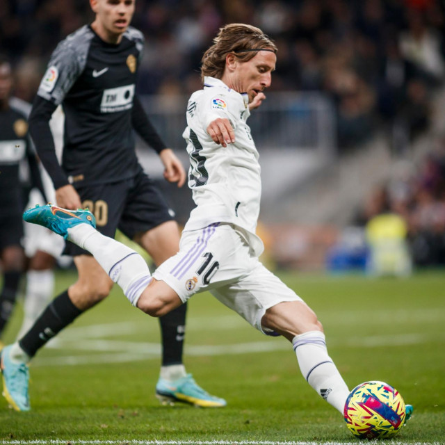 Modrić tijekom utakmice protiv Elchea