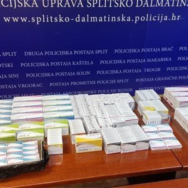 Zaplijenjeni anabolički steroidi