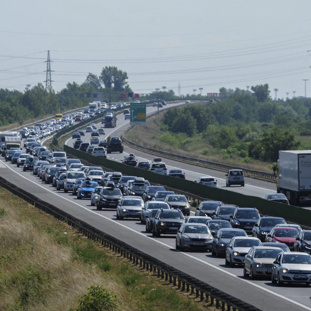 Ilustracija, gužva na zagrebačkoj obilaznici