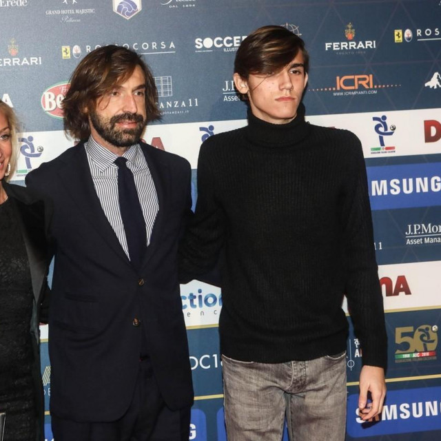 Valentina Baldini, Andrea Pirlo i Nicolo Pirlo