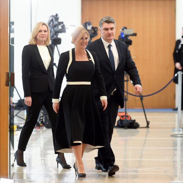 Kolinda Grabar Kitarović i Zoran Milanović