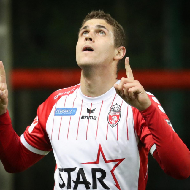 Mario Jelavić u dresu Mouscrona
