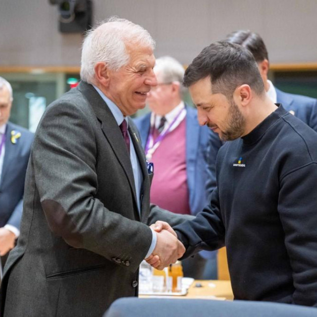 Volodimir Zelenski i Josep Borrell, arhivska fotografija
