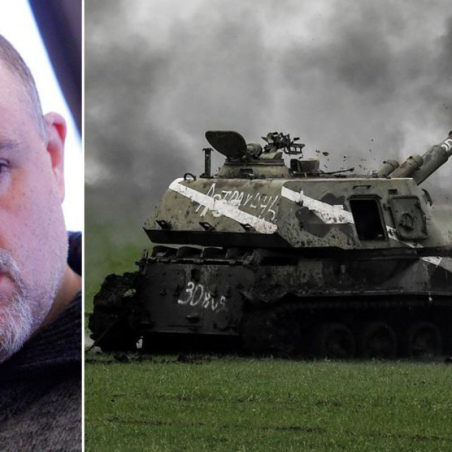 Igor Tabak; samohodna ruska haubica u Ukrajini