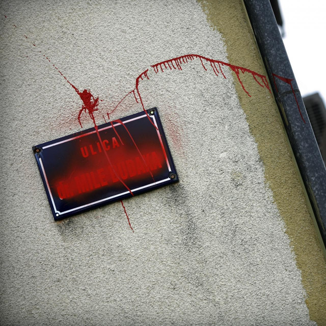 Prebojan naziv ulice dr. Mile Budaka u Slavonskom Brodu (arhivska fotografija)