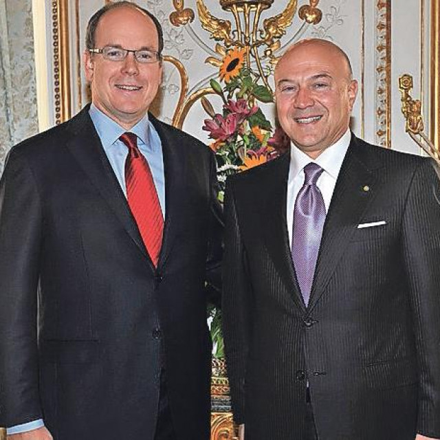 Albert od Monaka i Antonio Morabito