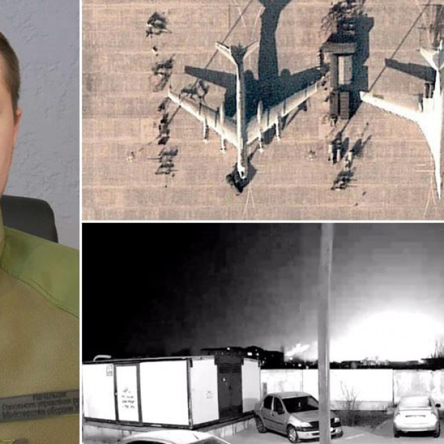 Kirilo Budanov; prizor iz ruske zračne baze Engels nakon eksplozija u prosincu