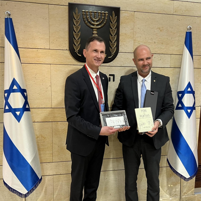 Dragan Primorac i predsjednik Knesseta Amir Ohana