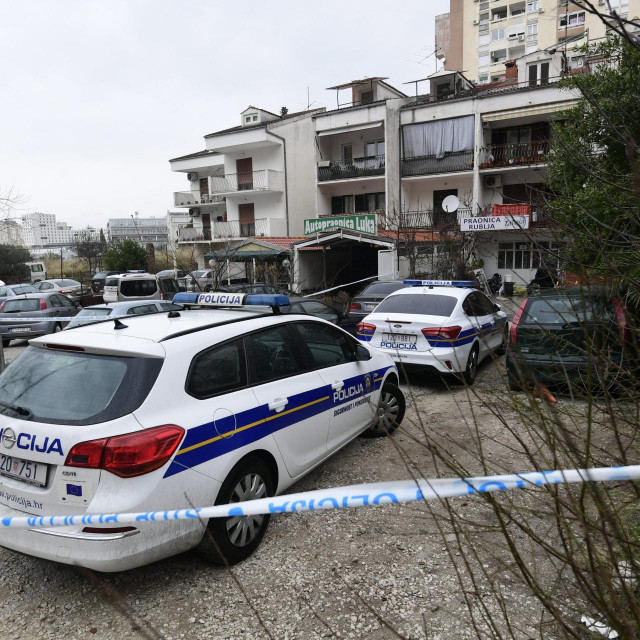 Policijski očevid u Splitu