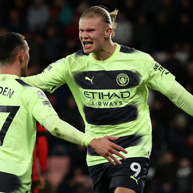 Phil Foden i Erling Haaland