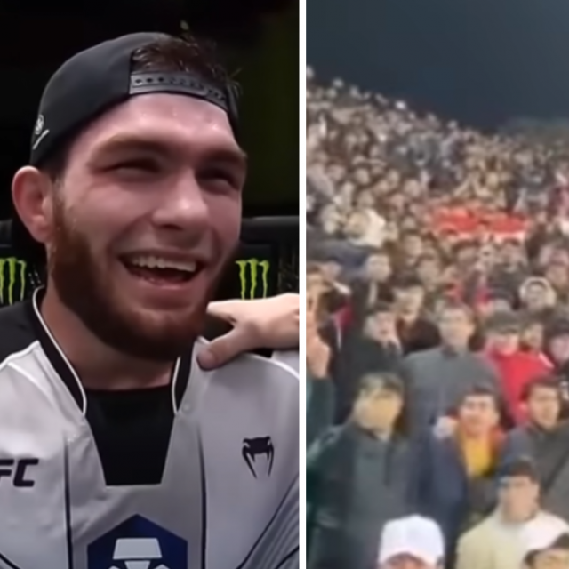 Nurullo Aliev i navijači u Tadžikistanu