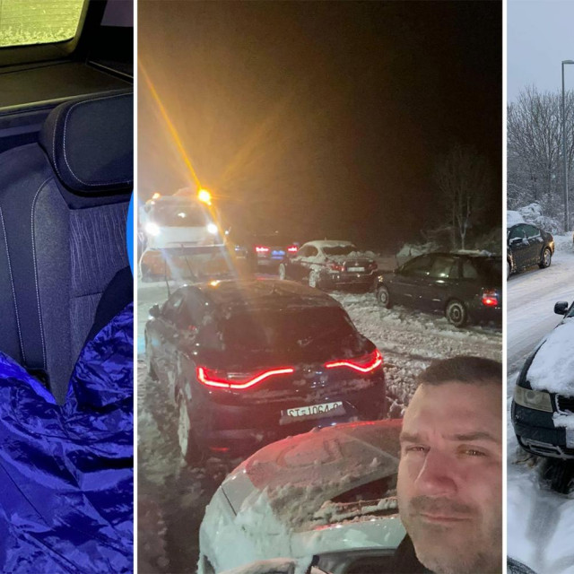 Splićanin Luka Tvrdić zapeo je na A1 s obitelji