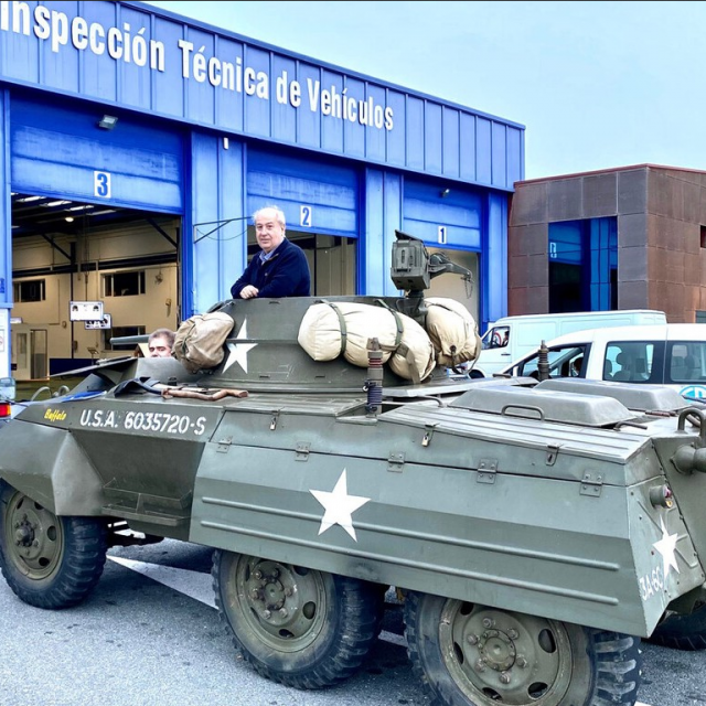 Manuel Arenas i Ford M8 Greyhound