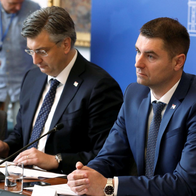 Andrej Plenković i Davor Filipović