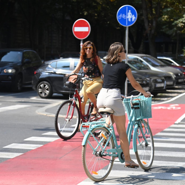 Biciklistička staza (ilustracija)