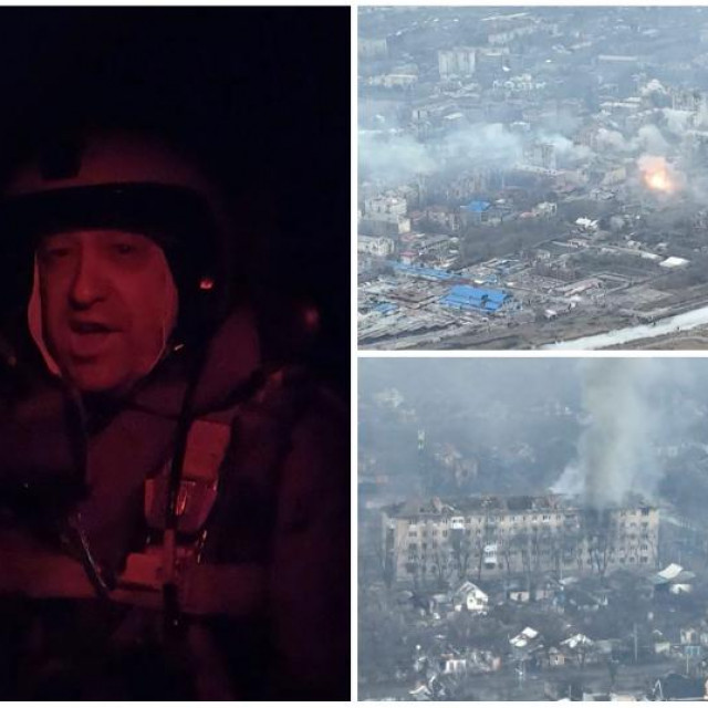 Jevgenij Prigožin, Bahmut snimljen 27. i 28. veljače