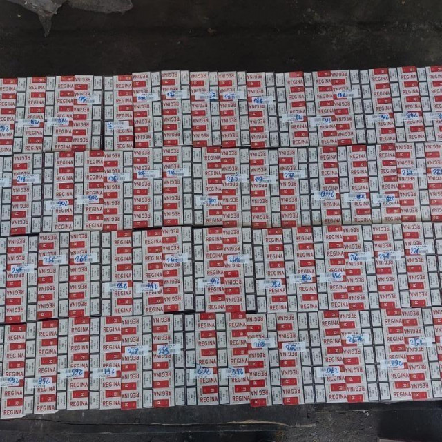 Zaplijenjene cigarete/ ilustracija