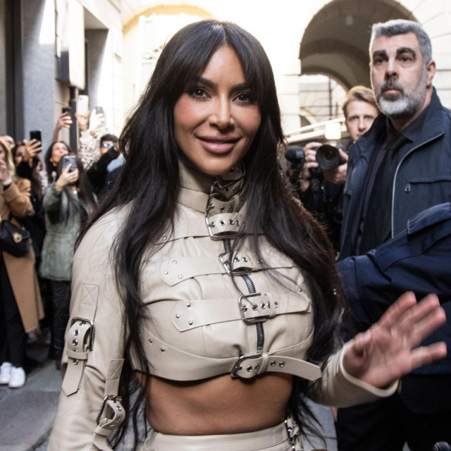 Kim Kardashian u Milanu prošlog tjedna