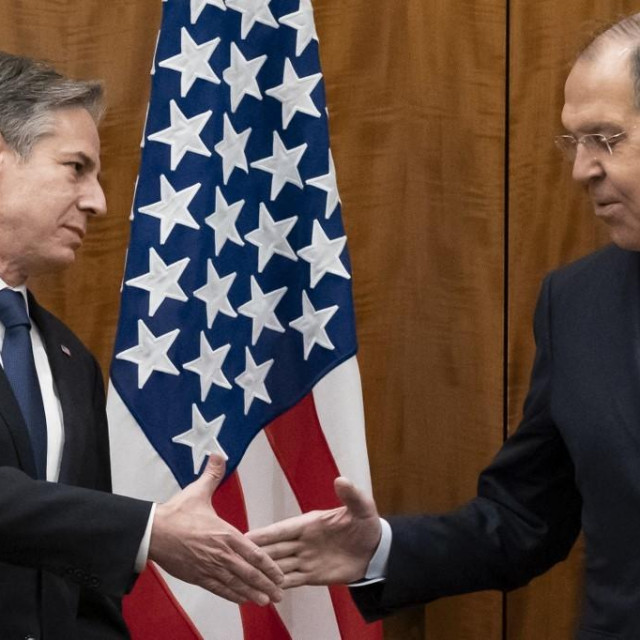 Antony Blinken i Sergej Lavrov (arhivska fotografija)