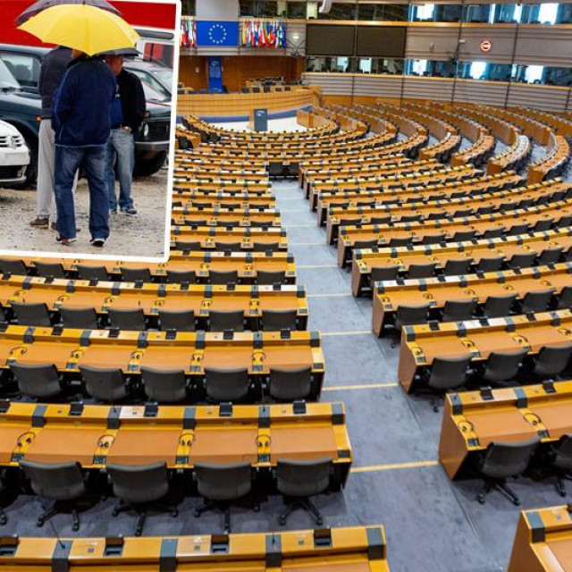 Zgrada Europskog parlamenta (ilustracija)