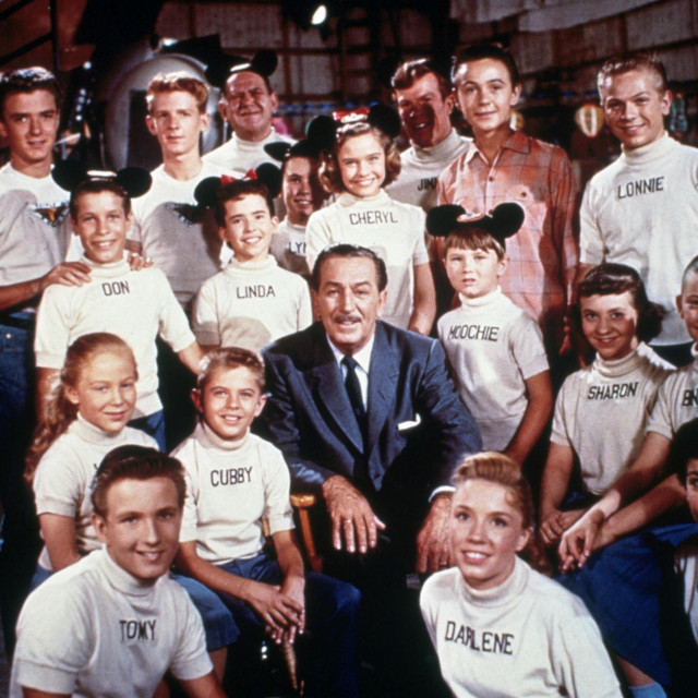 Walt Disney s glumcima iz njegova projekta ‘Mickey Mouse Club‘