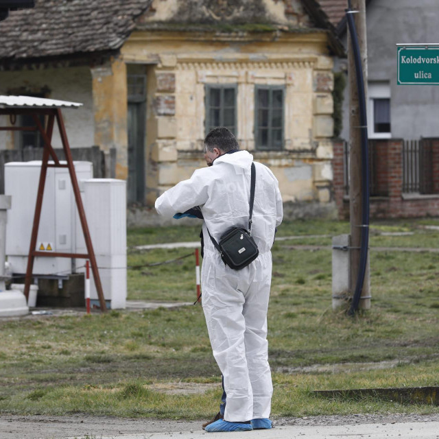 Očevid nakon pucnjave u Šagu kod Valpova