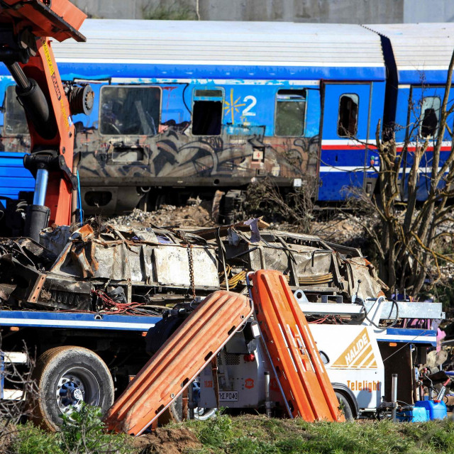 Željeznička nesreća u Grčkoj