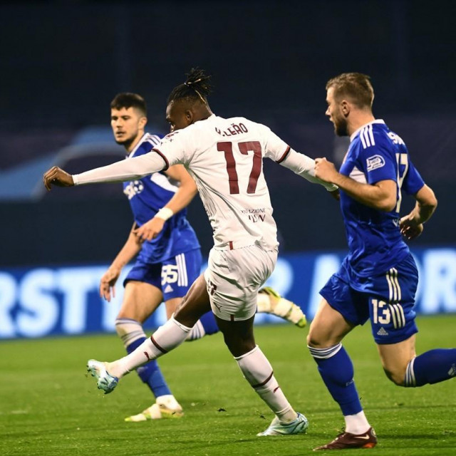 Rafael Leao protiv Dinama u Ligi prvaka