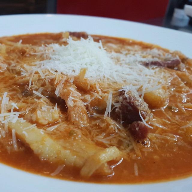 Špek fileki s Grana Padano sirom