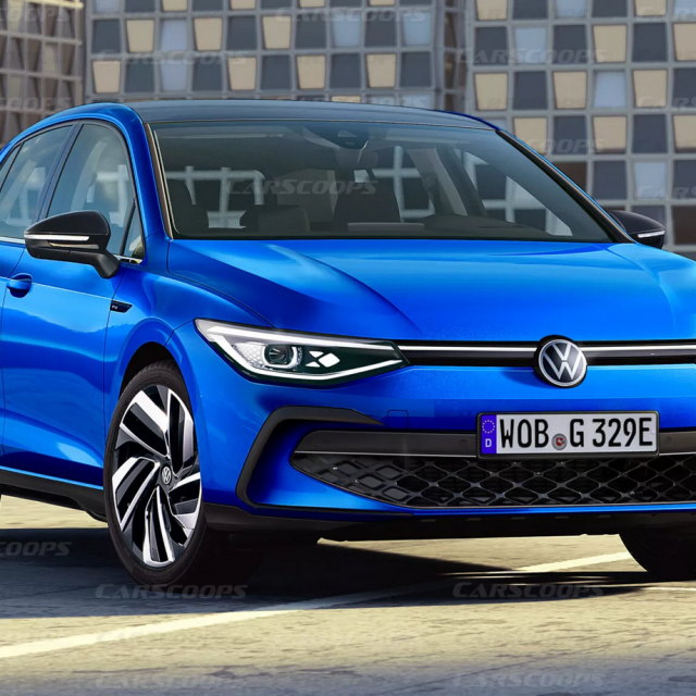 2024. Volkswagen Golf 8 redizajn (digitalni prikaz)