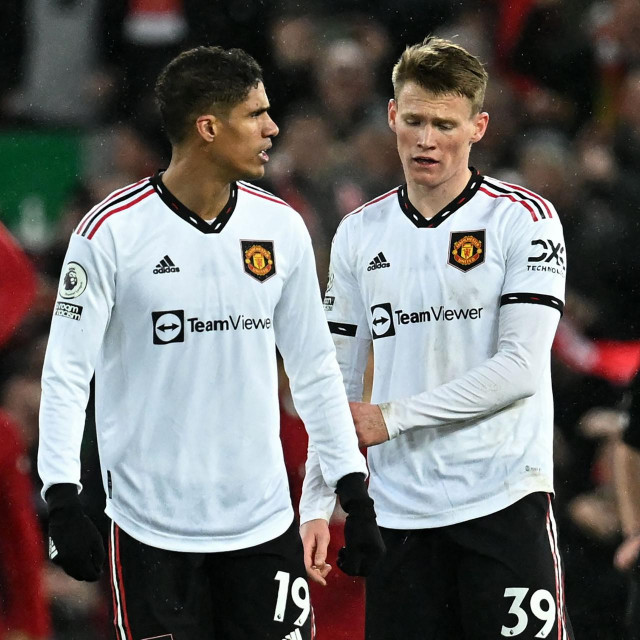 Razočarani igrači Manchester Uniteda