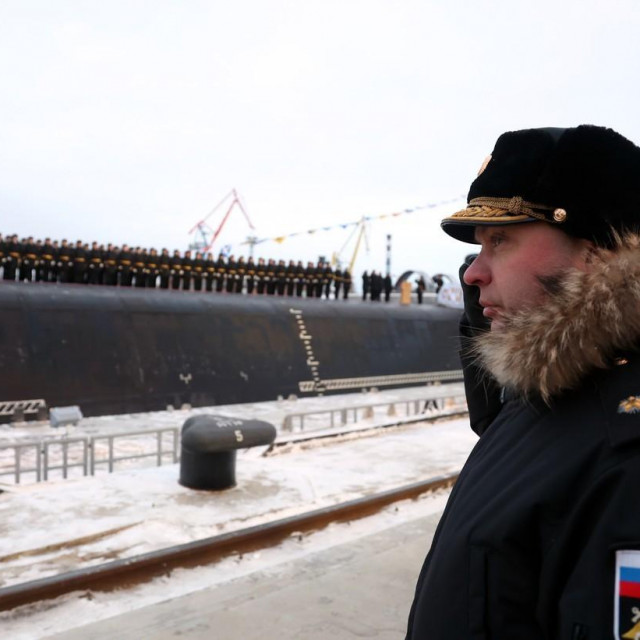 Porinuće podmornice Generalissimo Suvorov u Severodvinsku