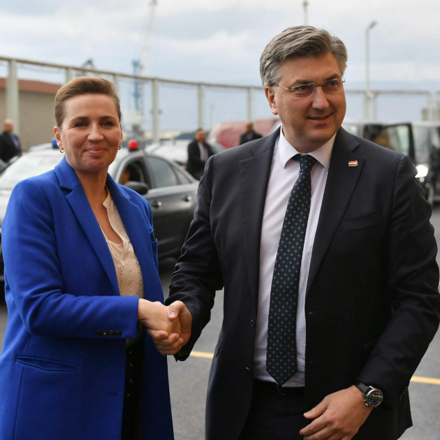 Mette Frederiksen i Andrej Plenković