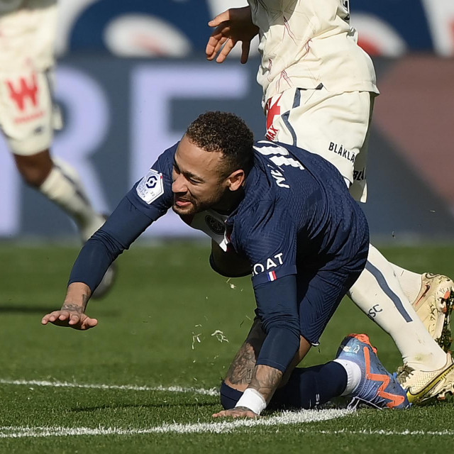 Neymar u trenutku ozljede