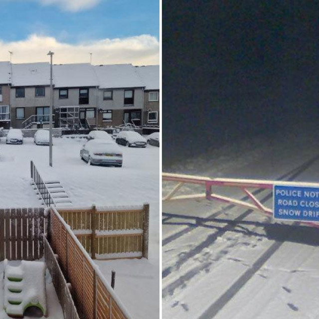 Snijeg u pokrajini Aberdeenshire