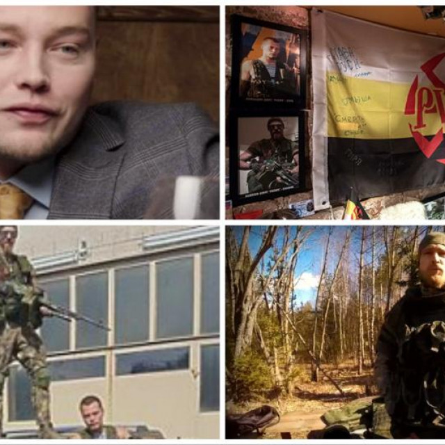 Aleksej Miljčakov i Jan Petrovskij, osnivači grupe Rusič